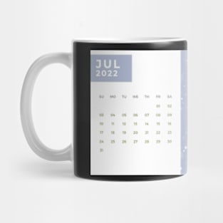 Calendar 2022 July with Korean Dramas Mug